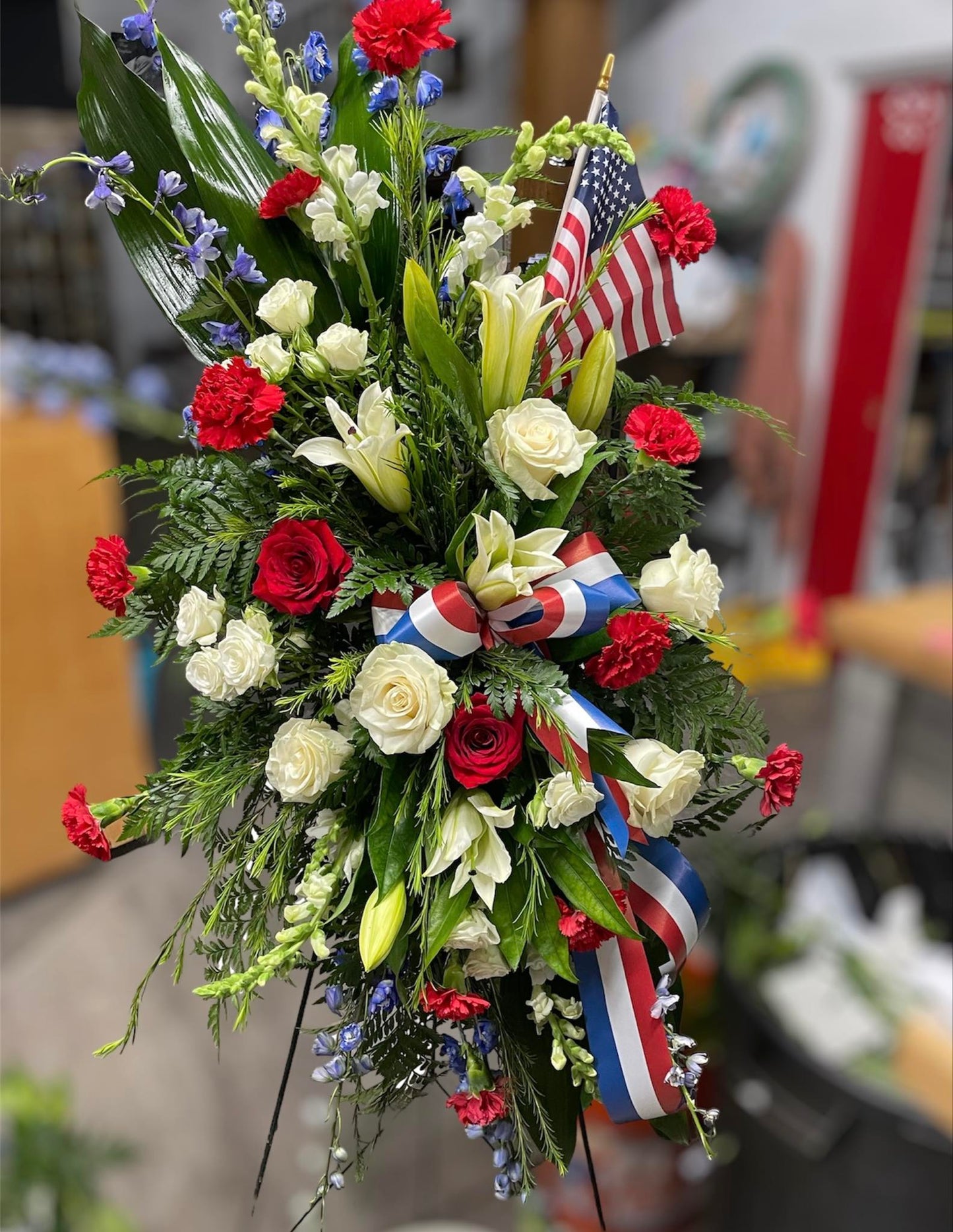 Patriotic Tribute Spray
